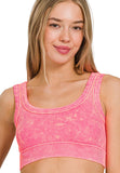 Ribbed Scoop Neck Bralette