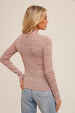 Pointelle Knit Sweater