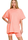 Oversized Crew Neck Tee