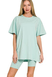 Oversized Crew Neck Tee