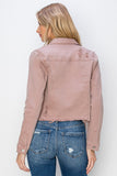 Risen Frayed Hem Jacket