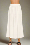 Pleated Linen Wide Leg Pants