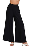 Relaxed Fit Wide Leg Pants