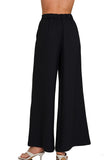 Relaxed Fit Wide Leg Pants