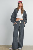 Drawstring Checkered Pants