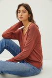 Easy V Neck Sweater