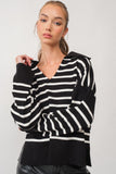 Collared V Neck Sweater