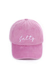 Embroidered "Salty" Hat