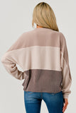 Colorblock Ribbed Sweater