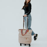 Quilted Tote Roller Bag