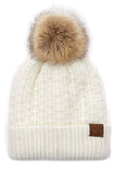 C.C. Beanies Smocking Stitch Pom Hat