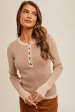 Button Up Henley Top