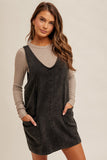 Acid Wash Overall Dress