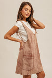 Acid Wash Overall Dress