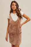 Acid Wash Overall Dress