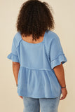 Curvy Gauzy Blouse