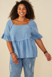 Curvy Gauzy Blouse