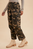 Camo Barrel Leg Pants