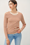 Striped Round Neck Sweater