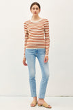 Striped Round Neck Sweater