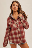 Plaid Hooded Shacket