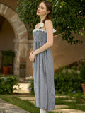 Gingham Garden Maxi Dress