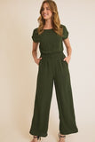 Short Sleeve Jumpsuit