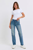 Judy Blue Mid Rise Dad Jeans