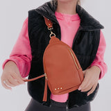 Vegan Leather Sling Bag