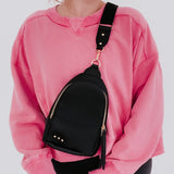 Vegan Leather Sling Bag