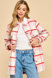 Blushed Plaid Shacket