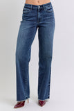 Judy Blue Mid Rise Wide Leg Jeans