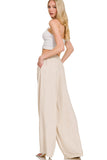 Linen Drawstring Pants