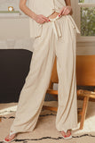 Linen Drawstring Pants