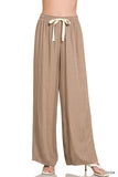 Linen Drawstring Pants