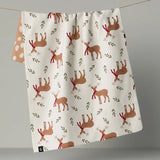 Winter Reindeer Luxe Kitchen Towel