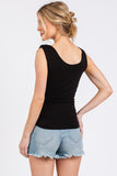 Sleeveless Fitted Top