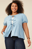 Curvy Peplum Cardigan