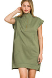 Jacquard Knit Mini Dress