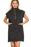 Jacquard Knit Mini Dress