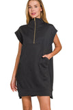 Jacquard Knit Mini Dress