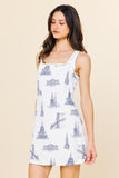 Printed Linen Dress
