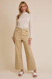 Mock Neck Lace Top