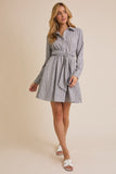 Long Sleeve Striped Dress