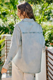 Denim Button Down Top