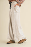 Stretchy Wide Leg Pants