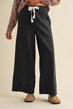 Stretchy Wide Leg Pants