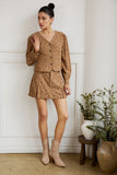 Buttoned Corduroy Top