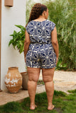 Curvy Printed Shorts