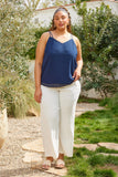 Curvy Cutout Embroidered Top